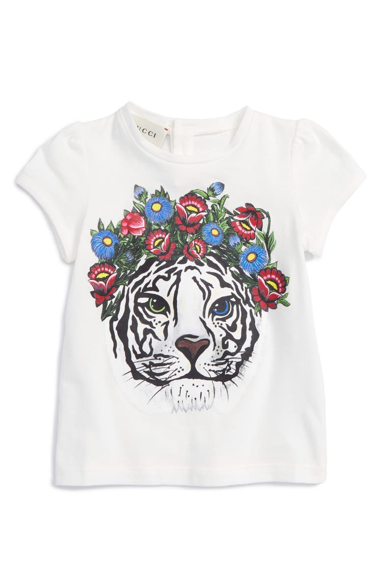 Gucci Tiger Graphic Tee (Baby Girls) | Nordstrom