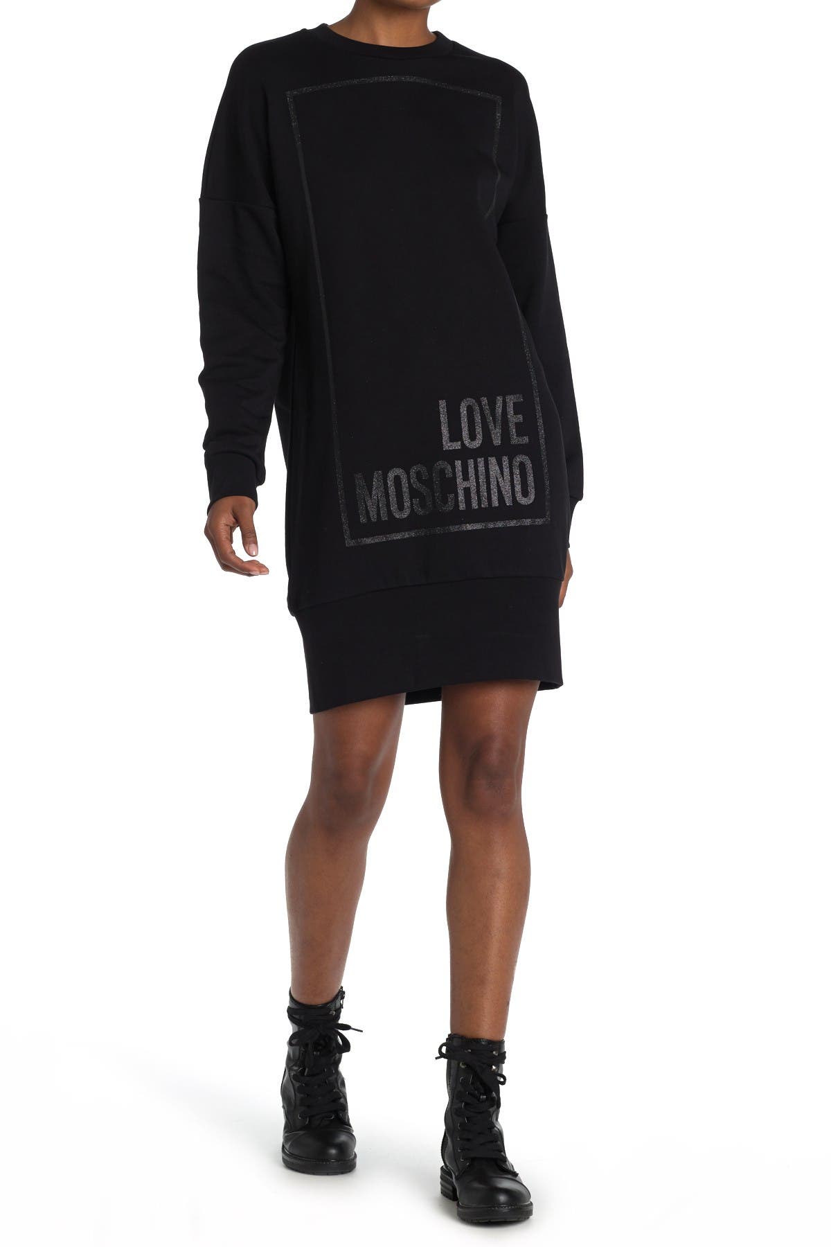 LOVE Moschino | Long Sleeve Dress With 