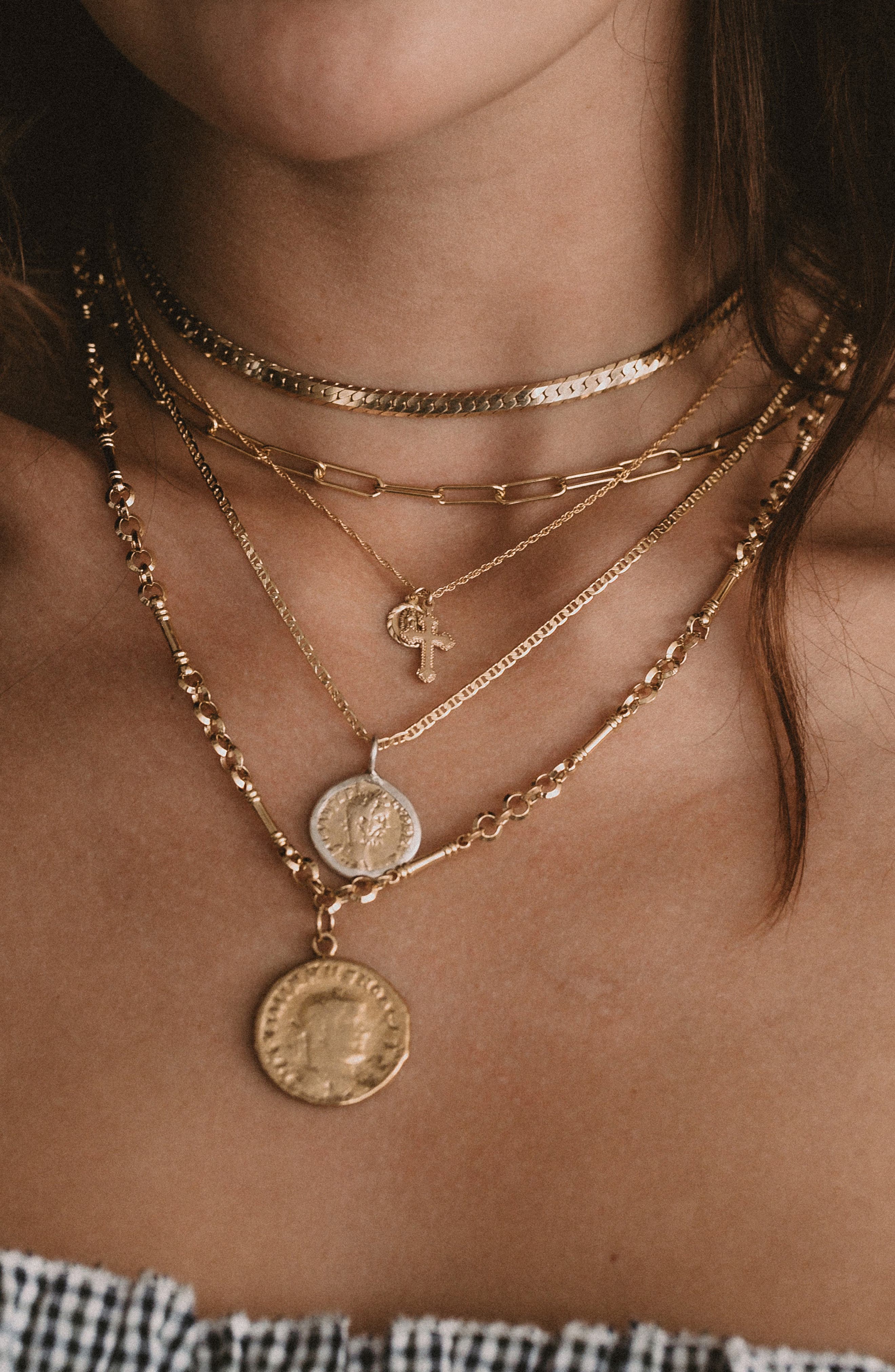 hail mary gold pendant