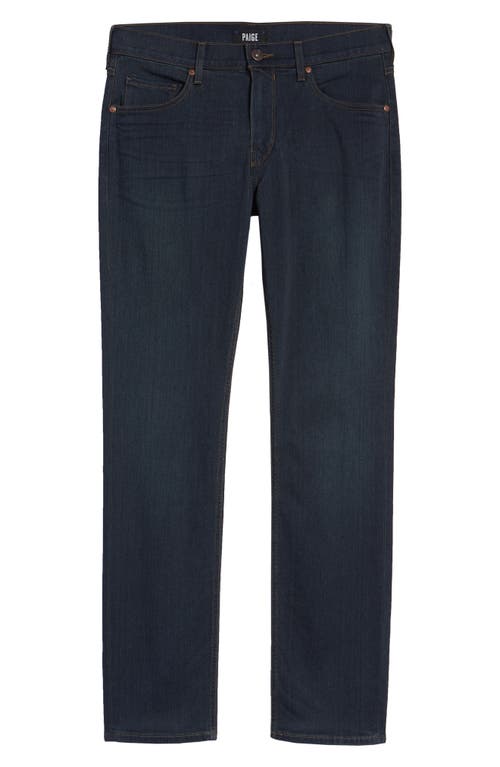 Shop Paige Federal Slim Straight Leg Jeans In Cellar/cellar