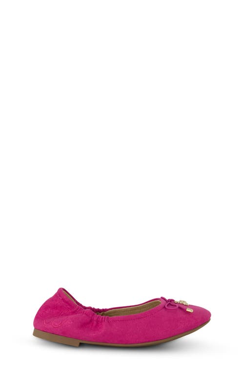 Shop Sam Edelman Kids' Felicia Ballet Flat In Berry