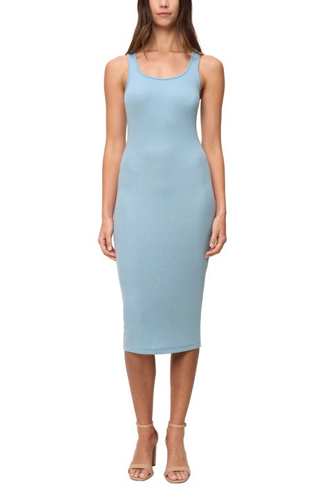 Scoop Neck Midi Cami Dress With Bra For Modern Women Seamless Support And Comfort main image 0
