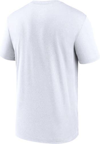Men's Nike White Miami Marlins Big & Tall Icon Legend Performance T-Shirt
