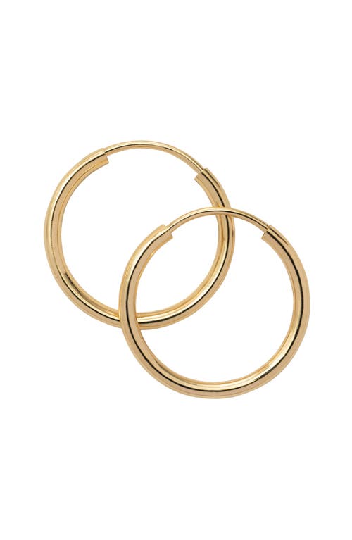 MADE BY MARY Live In Hoop Earrings in Gold at Nordstrom