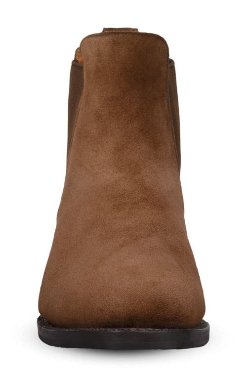 Allen Edmonds Liverpool Chelsea Boot In Polo Brown Suede