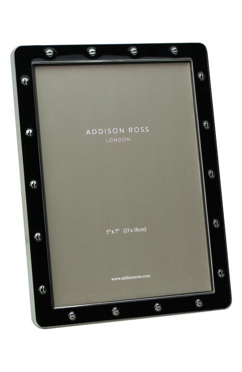 Addison Ross London Locket Silver Plated 5 X 7-inch Picture Frame In Black