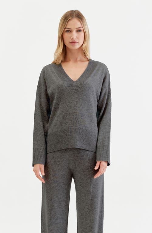 CHINTI & PARKER CHINTI & PARKER V NECK WOOL CASHMERE SWEATER 