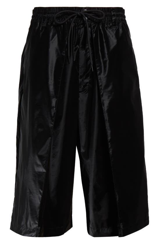 Shop Y-3 Triple Black Shorts