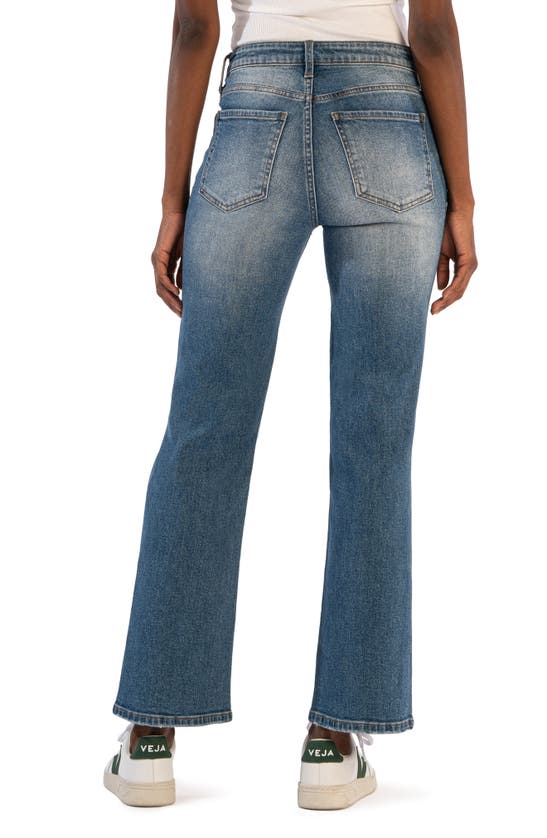 Shop Kut From The Kloth Nadia High Waist Ripped Flare Jeans In Reduced