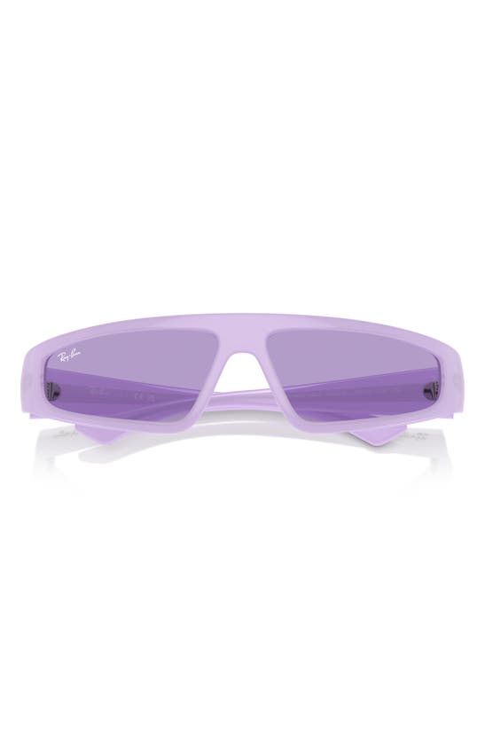 Shop Ray Ban Izaz 59mm Wraparound Sunglasses In Violet