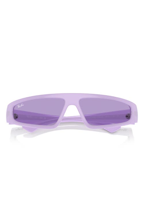 Ray-Ban Izaz 59mm Wraparound Sunglasses in Violet at Nordstrom