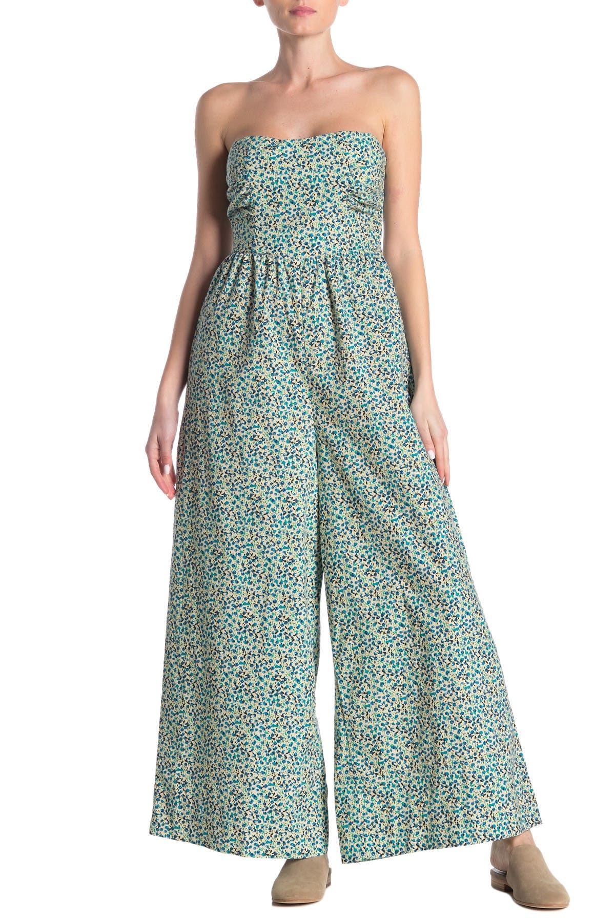 free people strapless jumpsuit