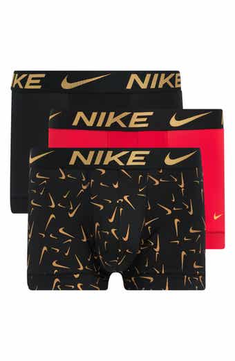 Nike Men`s Everyday Cotton Stretch Boxer Briefs 3 Pack, Black/Gym Red/Grey  Heather, Small : : Clothing, Shoes & Accessories