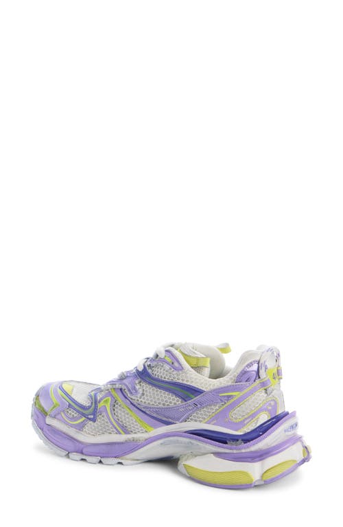 Shop Balenciaga Runner 2 Sneaker In Eggshell/lilac