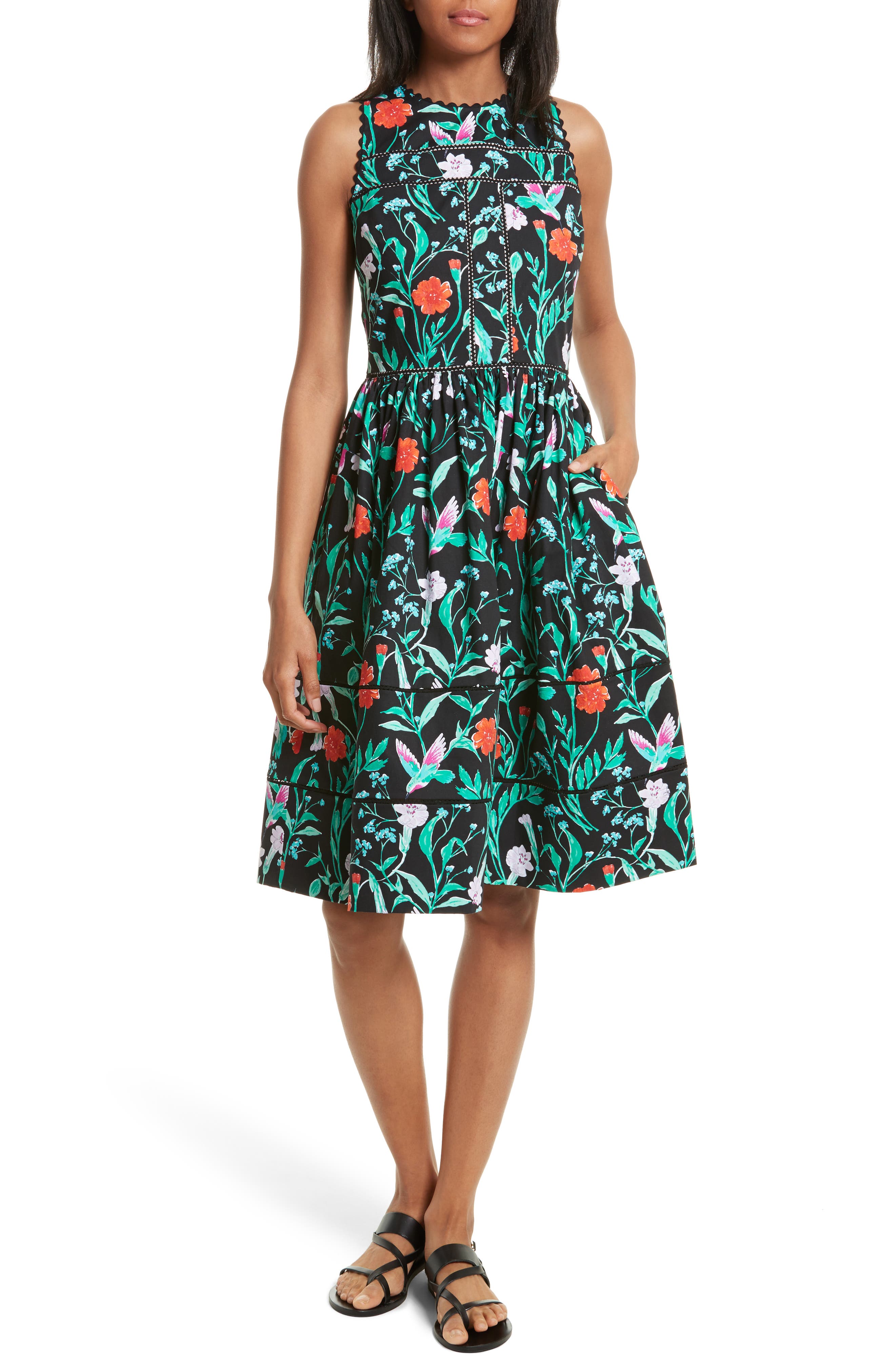 kate spade jardin cotton poplin dress Nordstrom