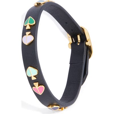 Kate Spade New York Heritage Spade Studded Leather Bracelet