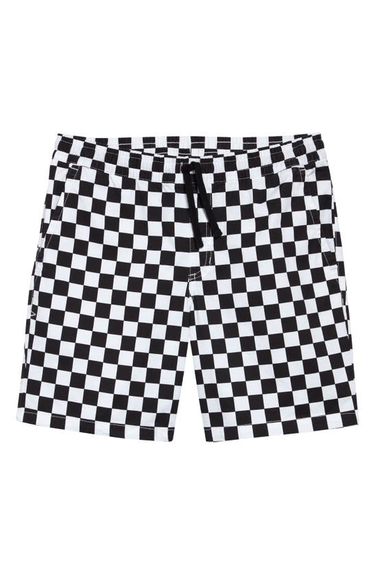 Vans Kids' Range Checker Shorts In Checkerboard