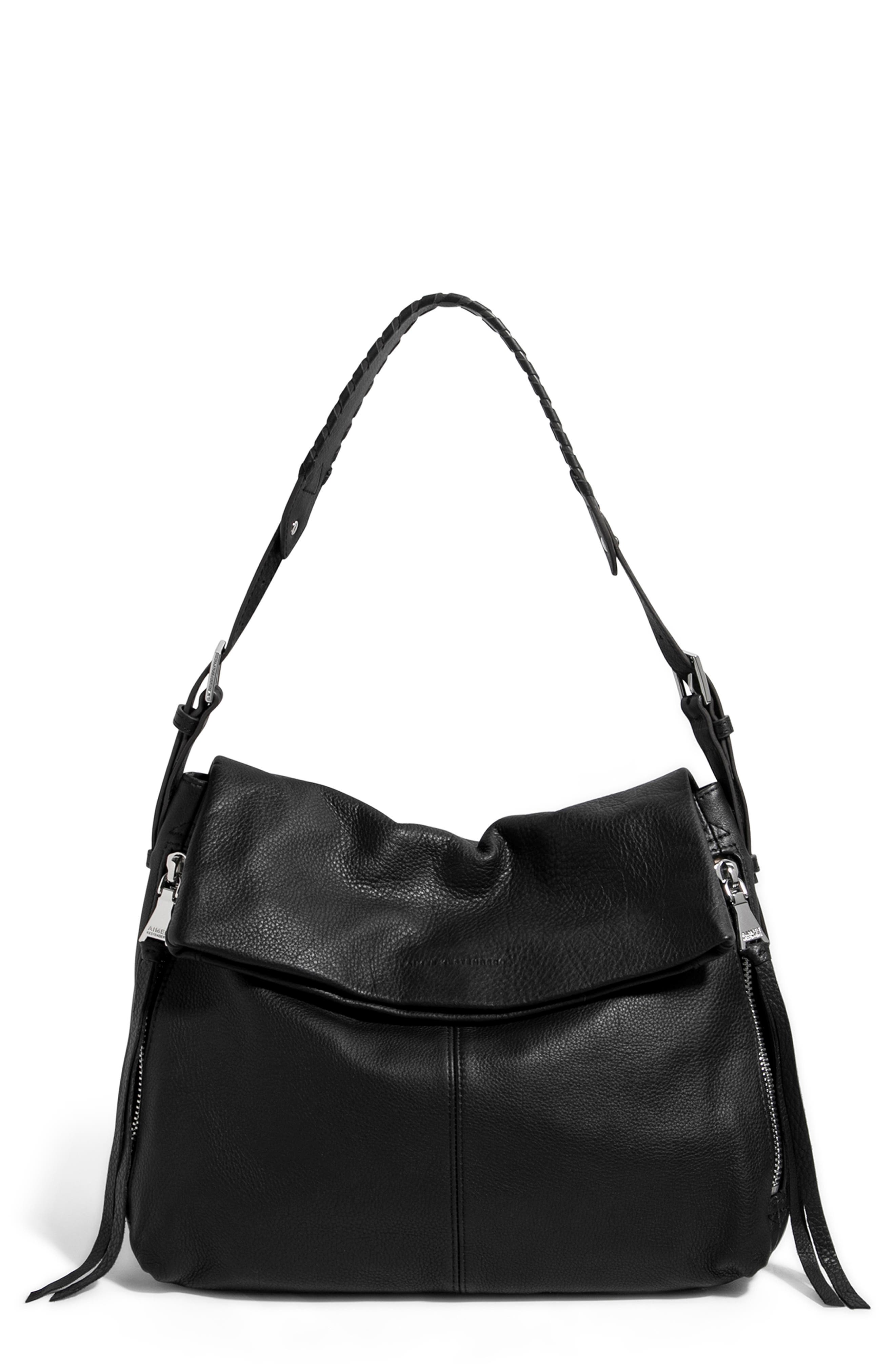 Aimee Kestenberg Penelope Leather Hobo Bag In Black