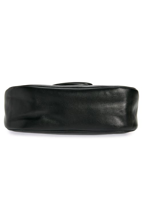 Shop Valentino Garavani All Time Leather Shoulder Bag In Nero