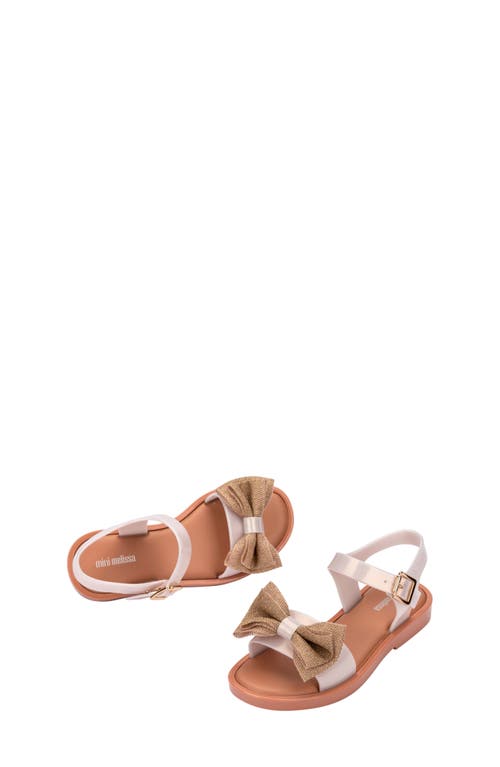 Shop Mini Melissa Kids' Mar Sweet Ankle Strap Sandal In Tan