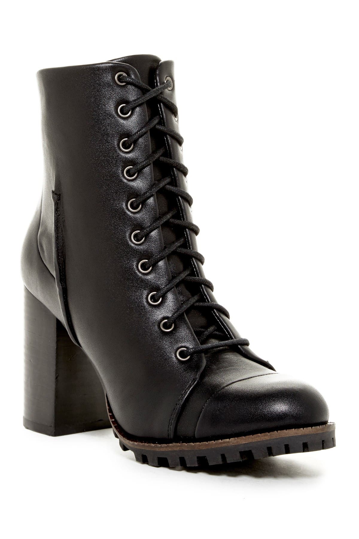 report lace up boots