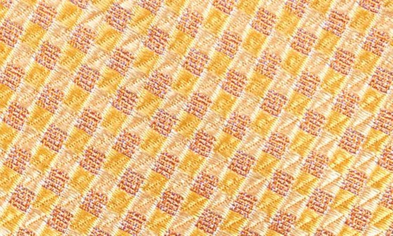 Shop Nordstrom Haidan Mini Pattern Silk Tie In Yellow