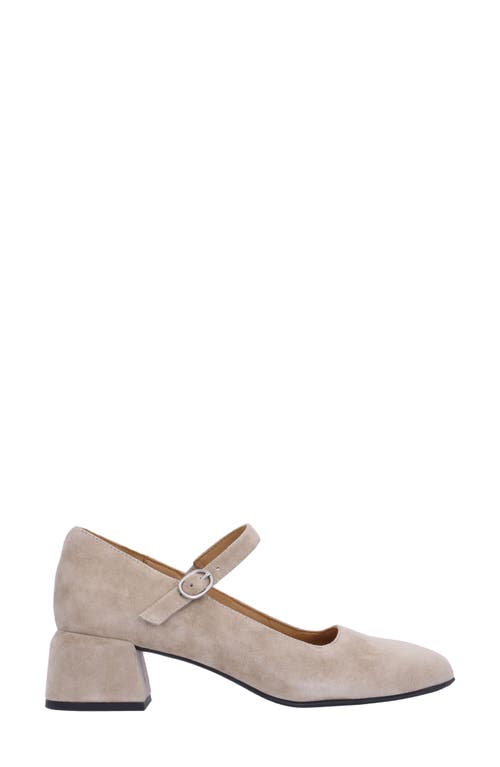 Shop L'amour Des Pieds Katriel Mary Jane Pump In Taupe