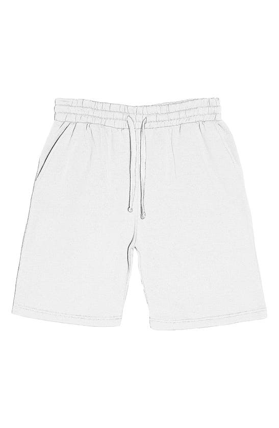 Shop Fleece Factory Core Fleece Shorts In White