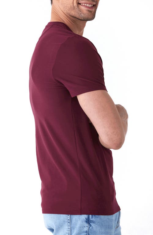 Threads 4 Thought Frederick Luxe Henley In Royal Burgundy