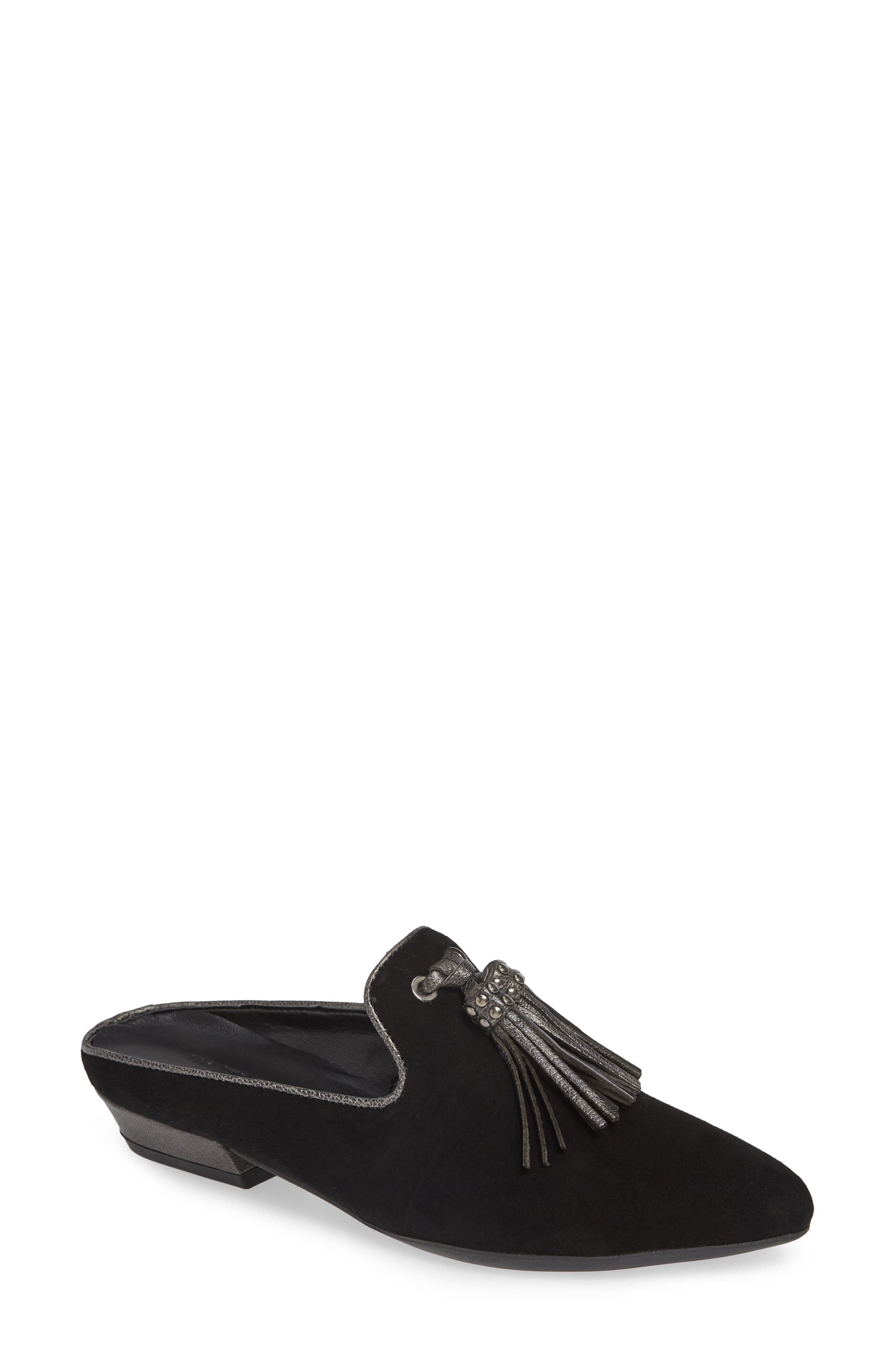 The Flexx Sophia Loafer Mule- Black
