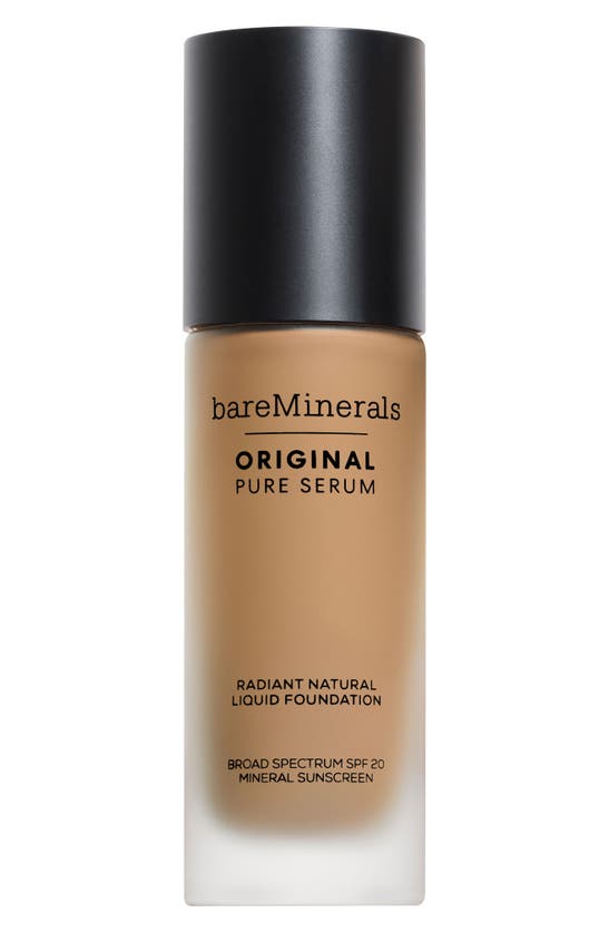 Shop Bareminerals Original Pure Serum Liquid Skin Care Foundation Mineral Spf 20 In Medium Warm 3.5