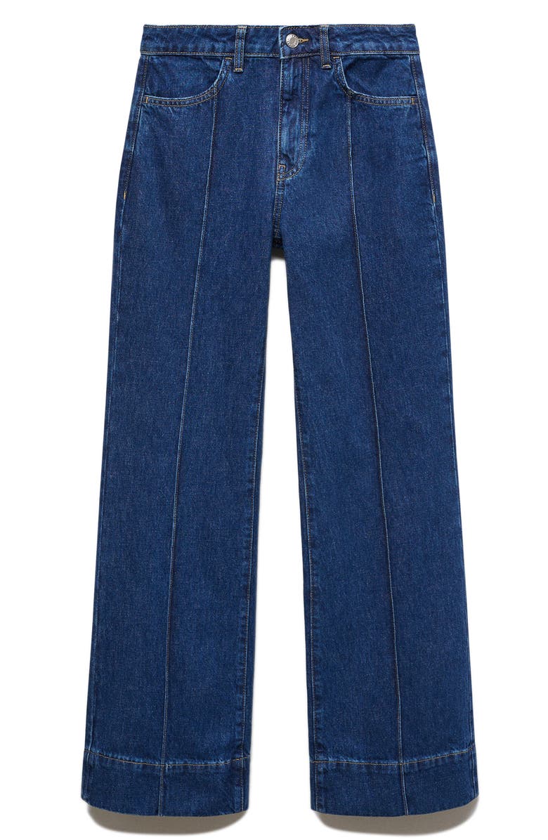 MANGO Laila High Waist Pintuck Jeans | Nordstrom