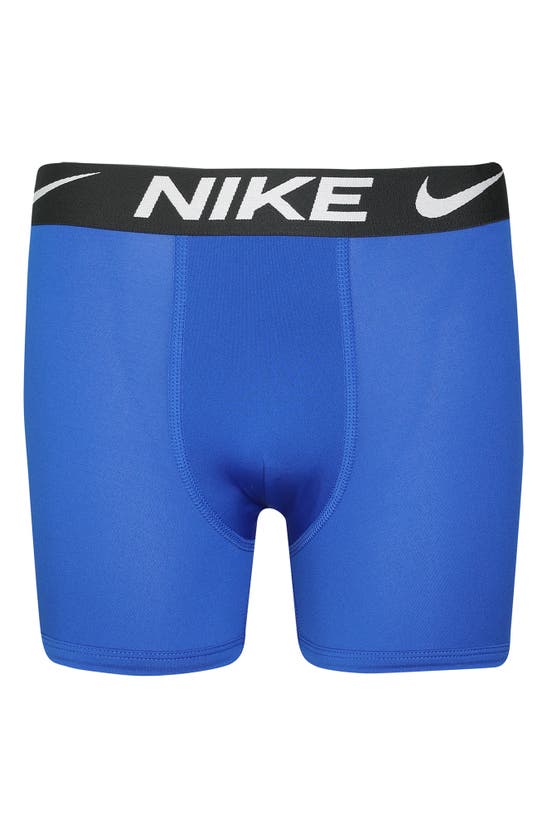 Nike Big Boys 3 Pk. Essential Dri-fit Boxer Briefs In Game Royal
