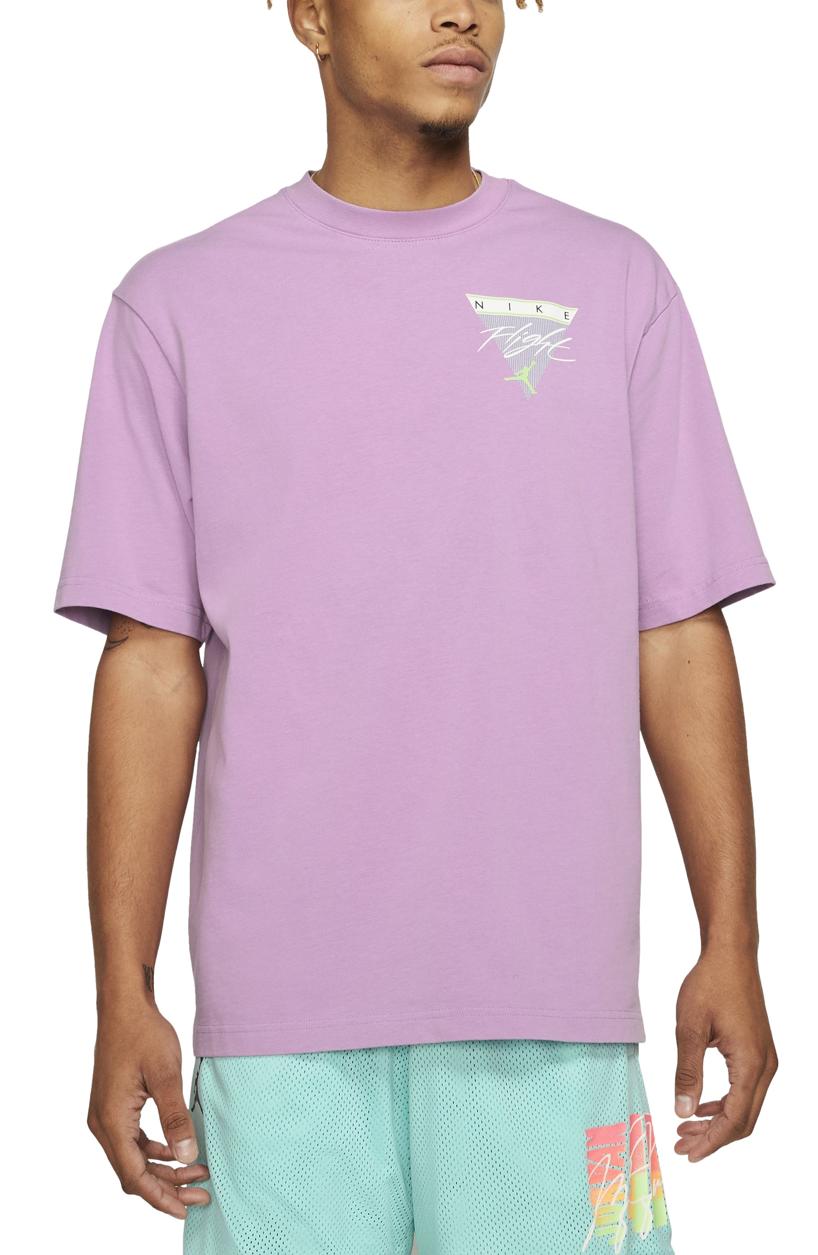 violet graphic tee