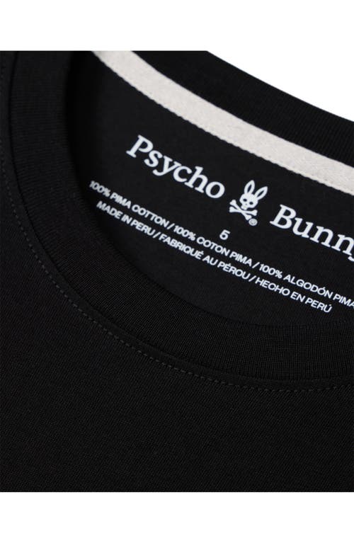 Shop Psycho Bunny Vincent Pima Cotton Graphic T-shirt In Black