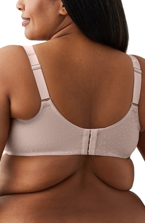Wacoal Plus Size Back Appeal H-k Cup Underwire Bra 855403 In Rose Dust