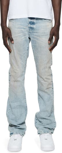 PURPLE BRAND Worn Light Bootcut Jeans