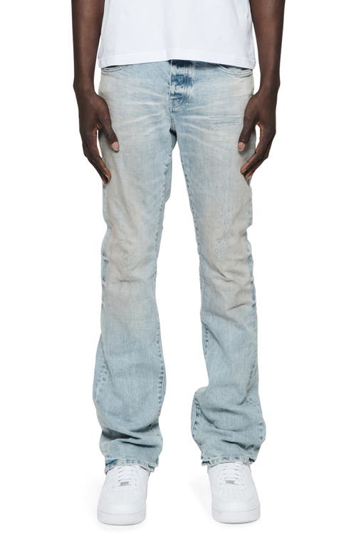 Worn Light Bootcut Jeans in Light Indigo