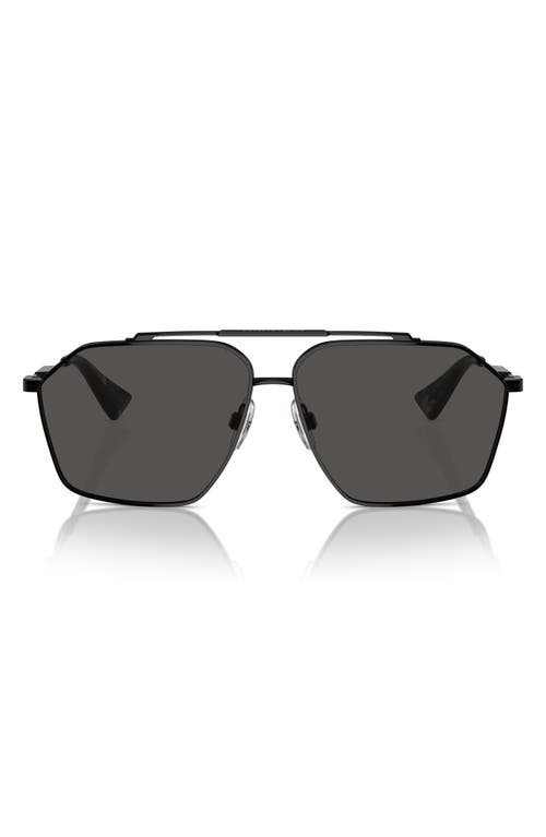 Dolce & Gabbana 61mm Pilot Sunglasses in Black at Nordstrom
