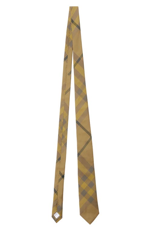 Manston Check Silk Tie in Cedar Ip Check