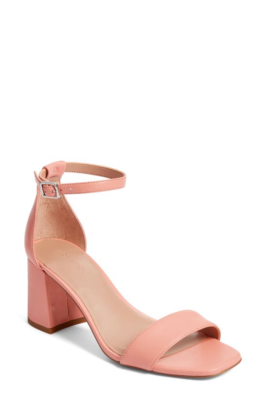 Nordstrom Lanna Ankle Strap Sandal In Pink Bisque