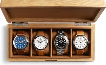 Shinola wooden watch on sale box