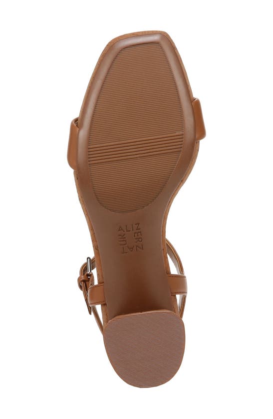 Naturalizer Izzy Ankle Strap Sandal In English Tea Leather