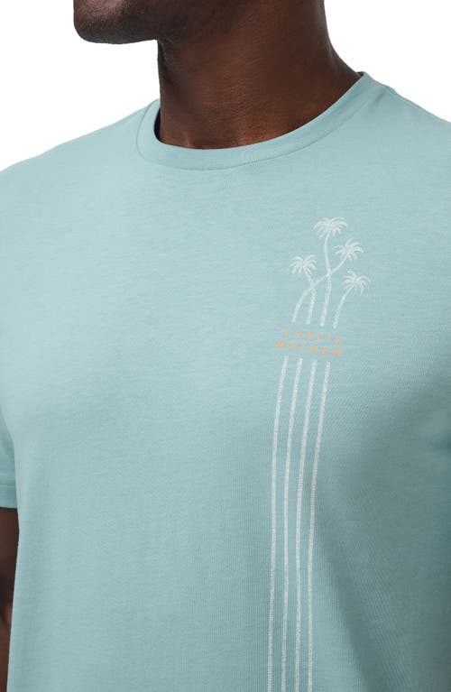 Shop Travismathew Pacific Vibe Graphic T-shirt In Cameo