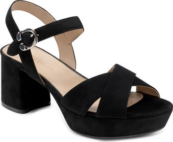 Aerosoles black online sandals