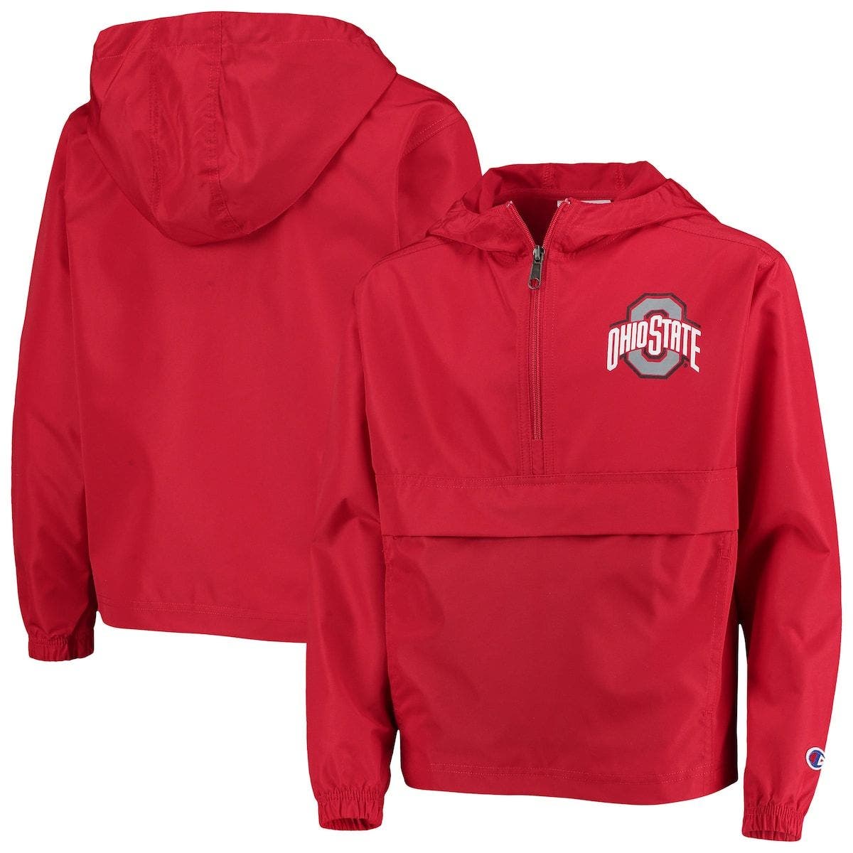 quarter zip windbreaker mens