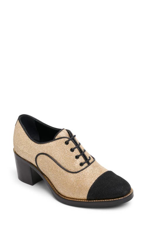 The Office Of Angela Scott Mrs. Maisel Cap Toe Oxford Pump In White