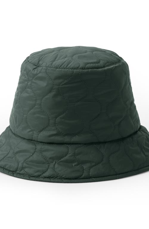 Lands' End Wanderweight Bucket Hat In Green