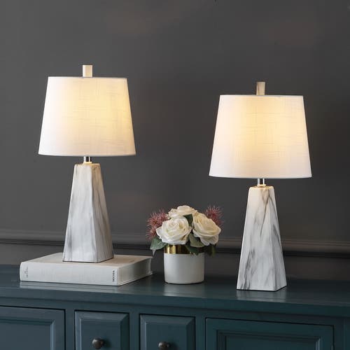 JONATHAN Y JONATHAN Y OWEN CONTEMPORARY RESIN LED TABLE LAMP 