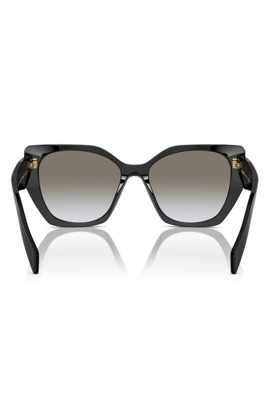 Prada Pr 15ws 1ab5z1 Geometric Polarized Sunglasses In Black